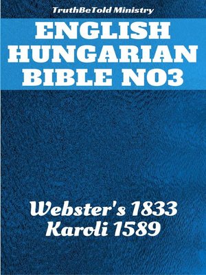 cover image of English Hungarian Bible No3